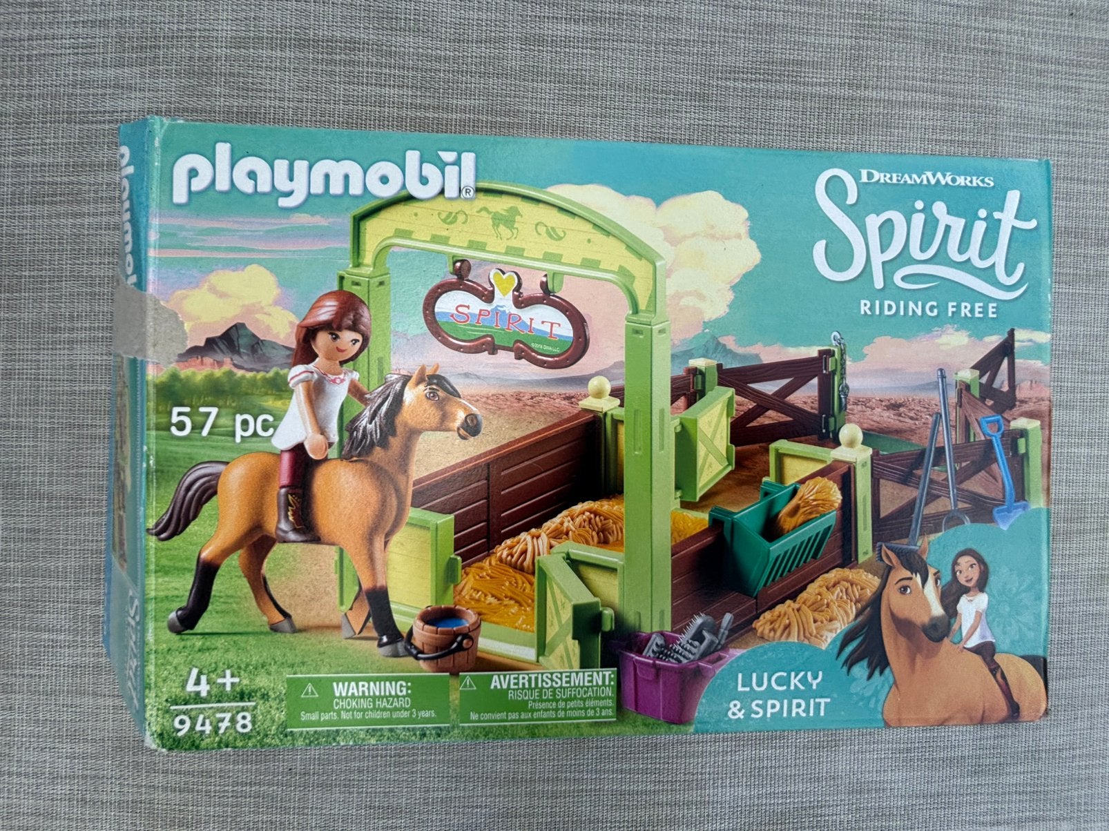 Playmobil 9478 : Écurie de chevaux Lucky & Spirit, Enlèvement ou Envoi, Comme neuf