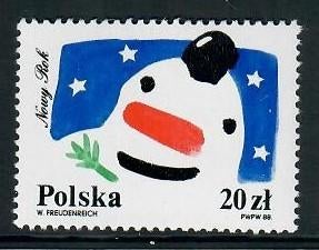 Polen yvertnrs: 2989 postfris, Ophalen of Verzenden, Polen, Postfris