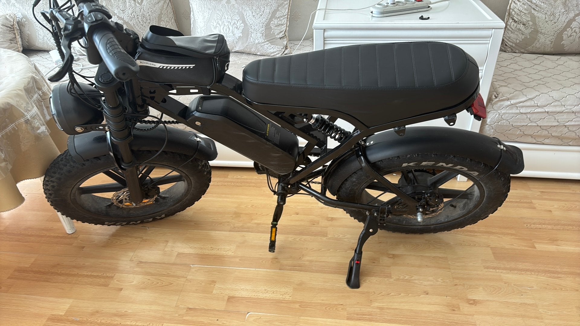 X80 pro zwart Fatbike 750 watt, Vélos & Vélomoteurs, Vélos électriques, Enlèvement, Utilisé, 50 km par batterie ou plus, Autres marques