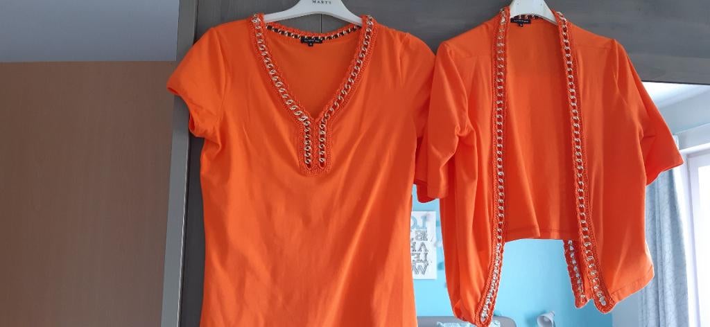 TShirt +gilet Caroline Biss maat 40 €20, Enlèvement, Neuf, Taille 38/40 (M)
