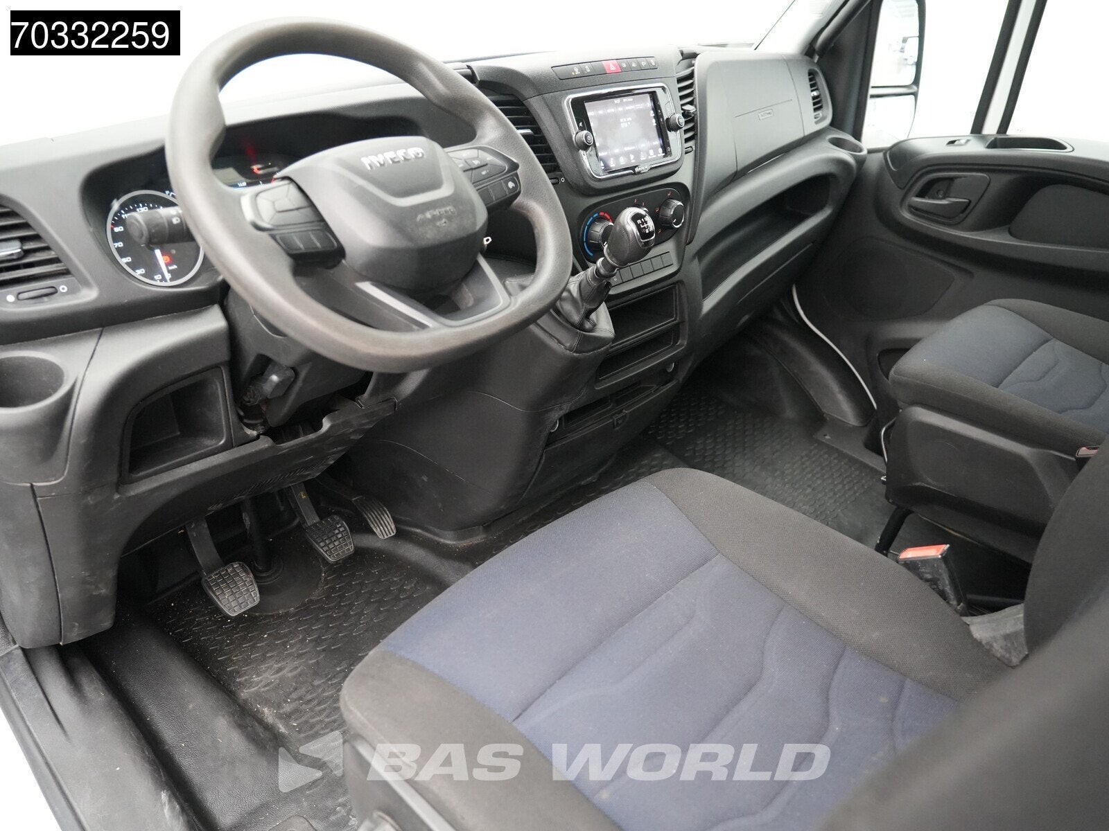 Iveco Daily 35C16 3.0L Dubbel Cabinbe Navi Kipper Airco Crui, Stof, Gebruikt, Euro 6, 4 cilinders