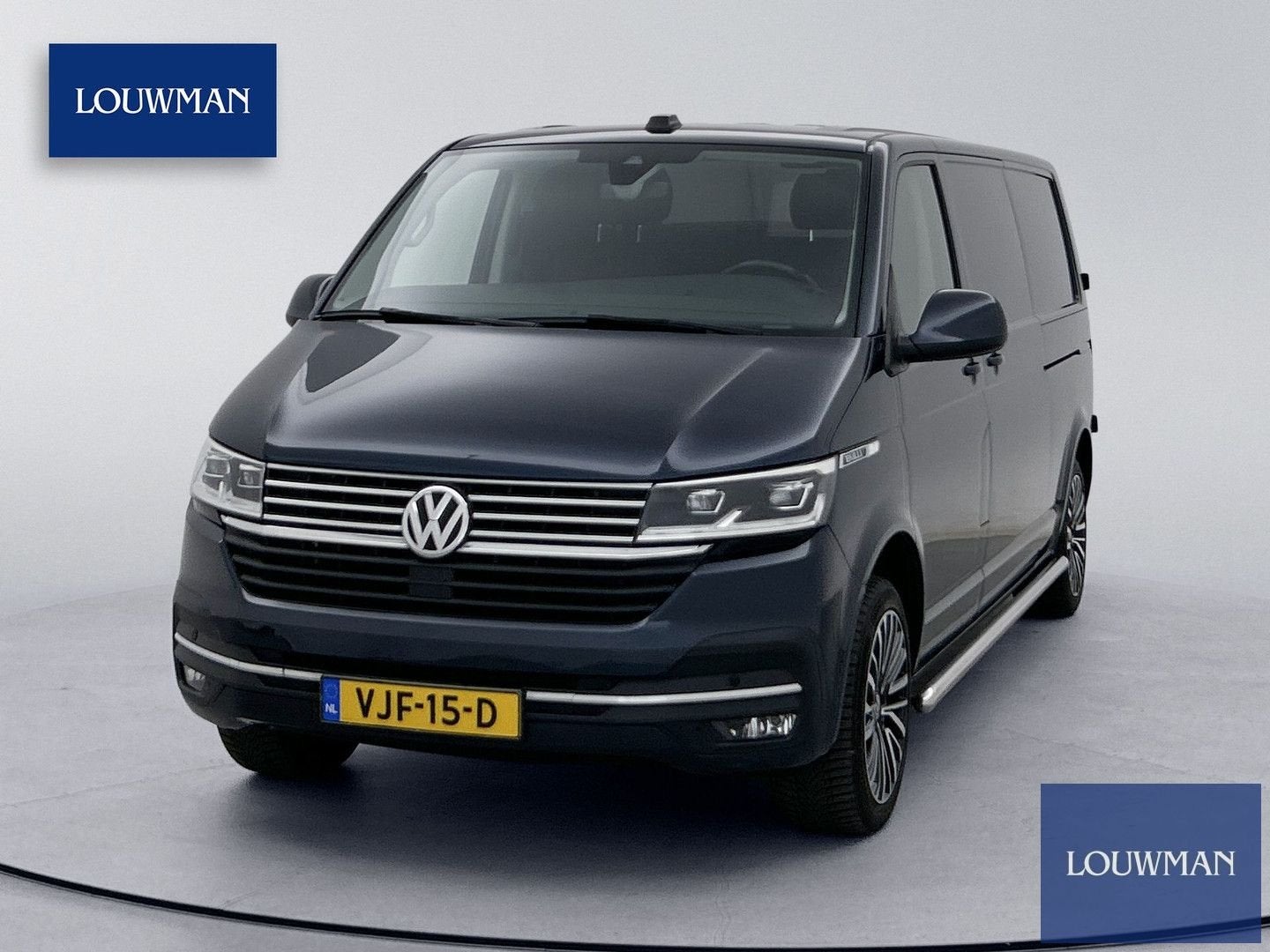 Volkswagen Transporter 2.0 TDI L2 Bulli 199pk DSG Leder Schu, Automaat, Blauw, Bedrijf, Diesel