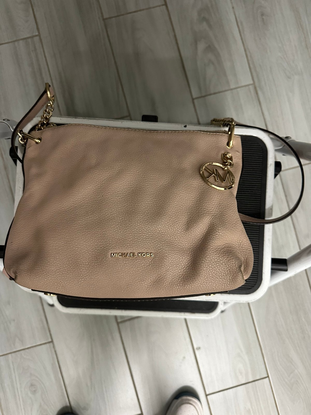 Sac à main Michael Kors, Enlèvement ou Envoi, Utilisé, Beige, Sac à main