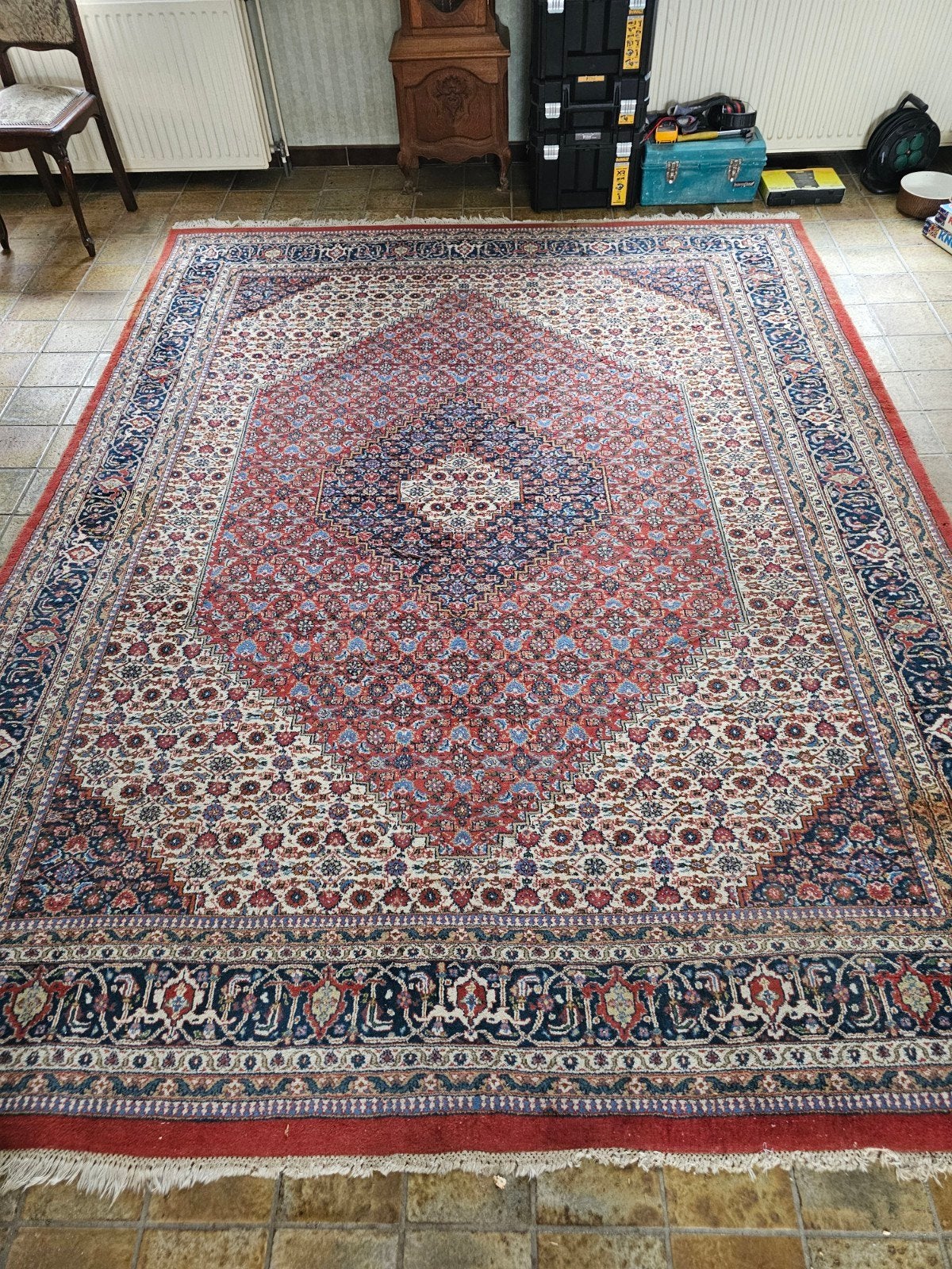 antiek bidjar tapijt 318 X 250 cm grutman, Ophalen