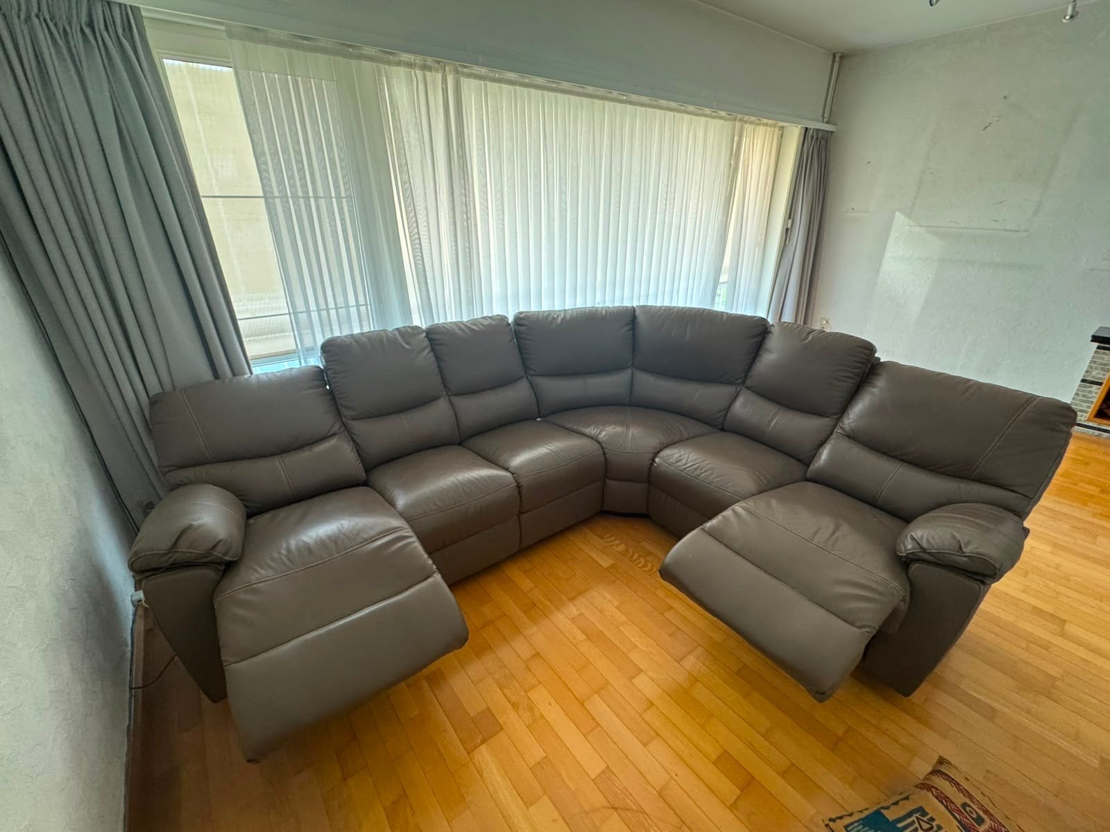 Zetel met elektrische lounge, Ophalen, Zo goed als nieuw