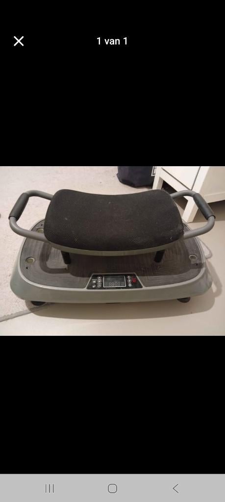 Vibro body booster trilplaat, Enlèvement, Plaque vibrante