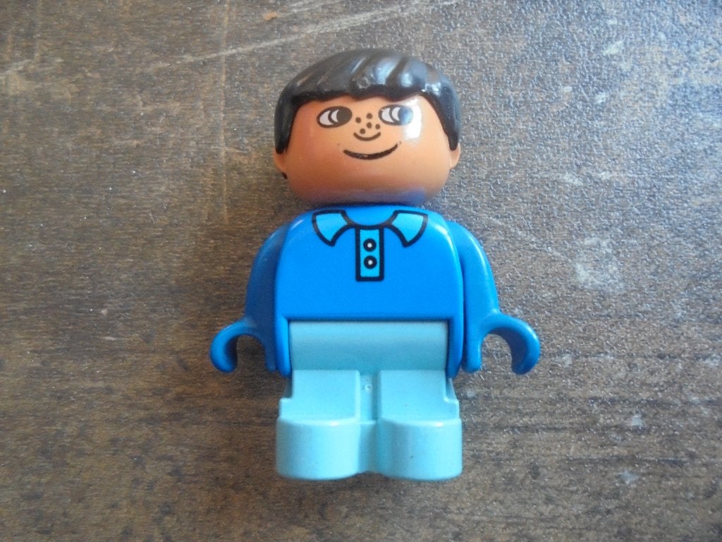 Lego Duplo Figures Old Model Child Boy (zie foto's), Ophalen of Verzenden, Gebruikt, Losse stenen, Duplo