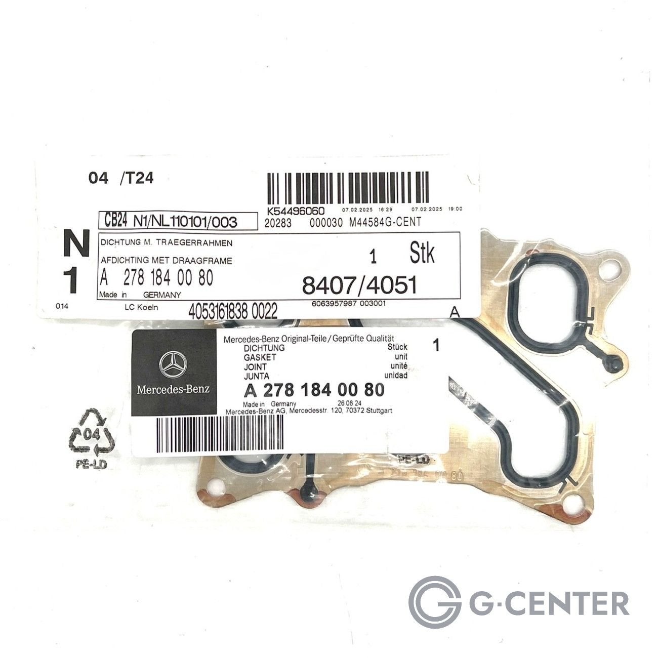 Mercedes-Benz Joint de refroidisseur d'huile A2781840080 Joi, Neuf, -, -, BOVAG membre
