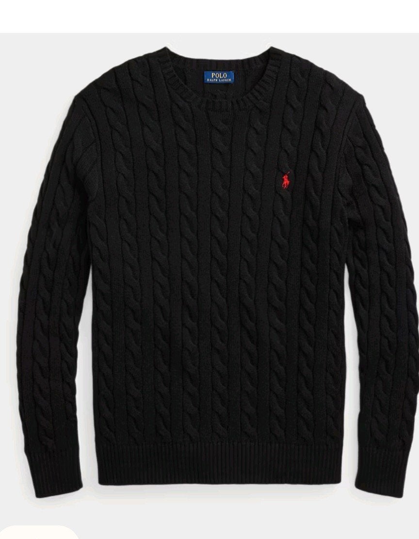 BINNENKORT NIEUWE PARTIJ BINNEN RALPH LAUREN TRUI ZWART/WIT, Kleding | Heren, Maat 48/50 (M), Zwart, Nieuw, Ophalen of Verzenden