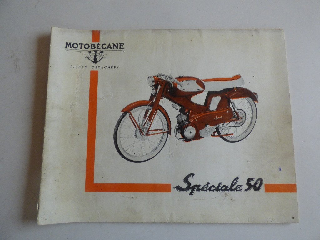 LISTE DES PIÈCES DÉTACHÉES MOTOBECANE MOBYLETTE SPÉCIALE 50, Vélos & Vélomoteurs, Enlèvement ou Envoi, Utilisé