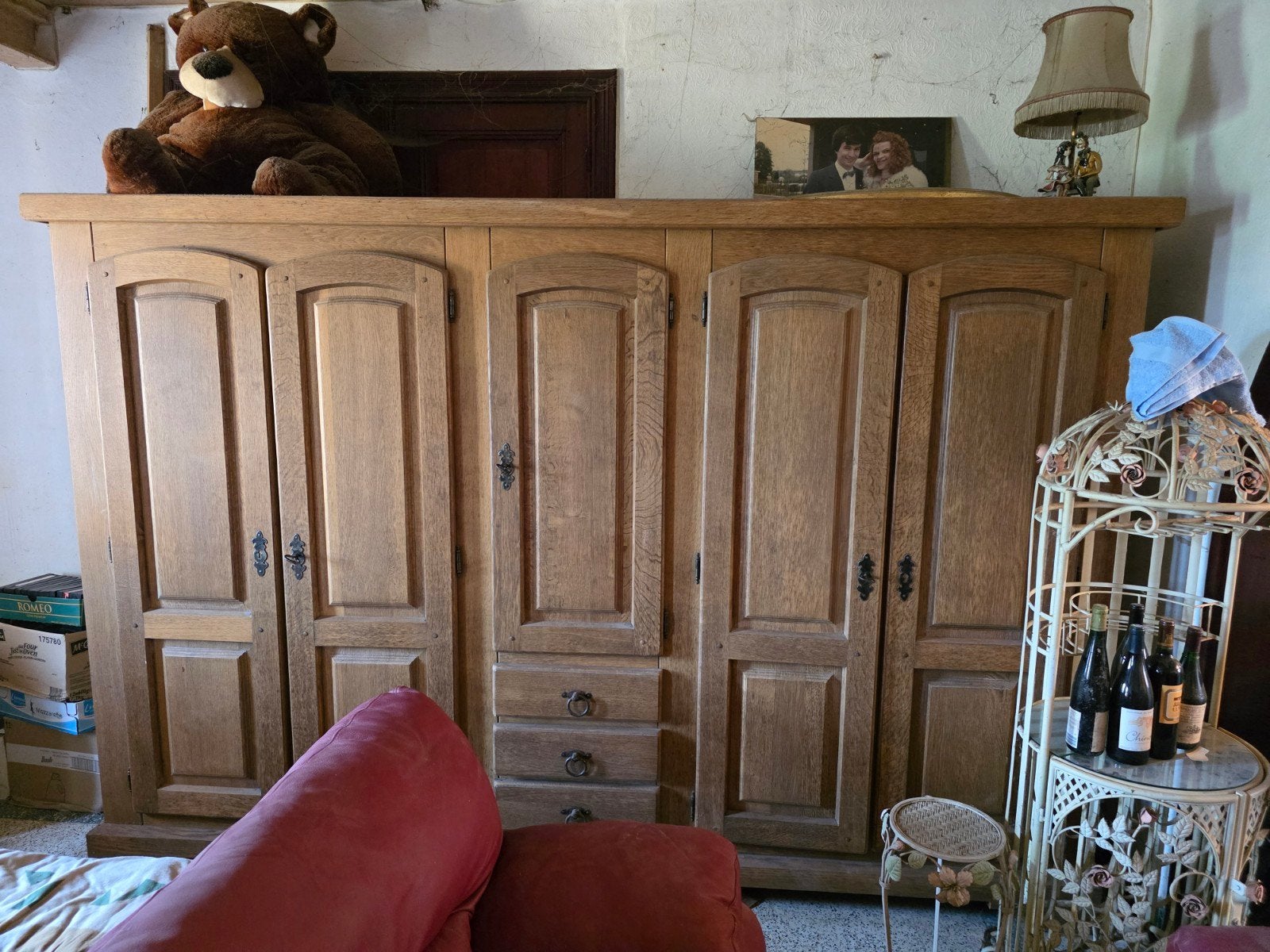 garde robe a donné, Ophalen
