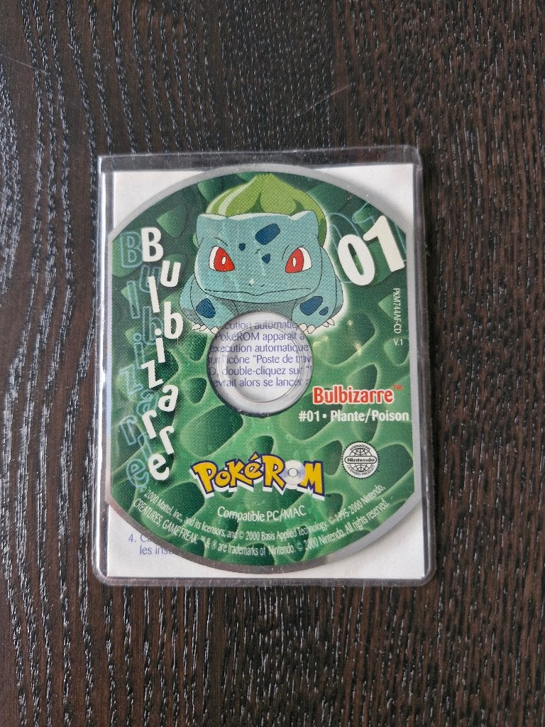 CD-Rom Pokémon Bulbizarre, Games en Spelcomputers, Games | Pc, Zo goed als nieuw, Puzzel en Educatief, 1 speler, Vanaf 7 jaar