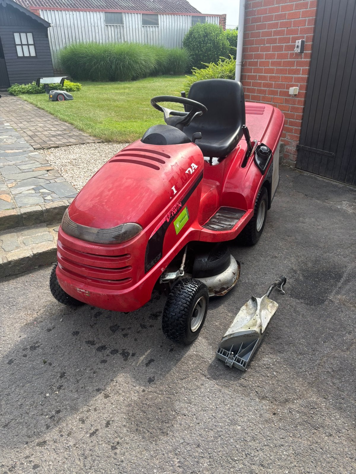 Zitmaaier Honda HF2315 V-Twin opvang en mulching, Tuin en Terras, Zitmaaiers, Ophalen, Gebruikt, Versnellingen