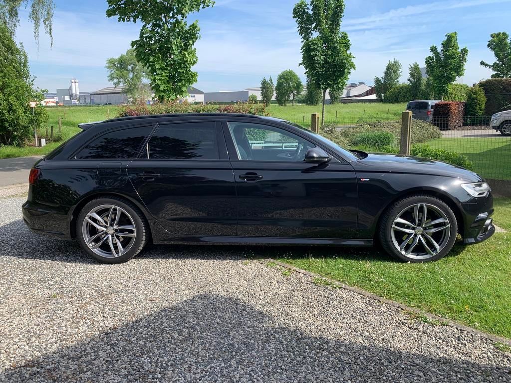 Audi a6 2.0TDI Quattro 06.2018 148000km, Auto's, Audi, Automaat, 4 cilinders, Lichtsensor, Zwart