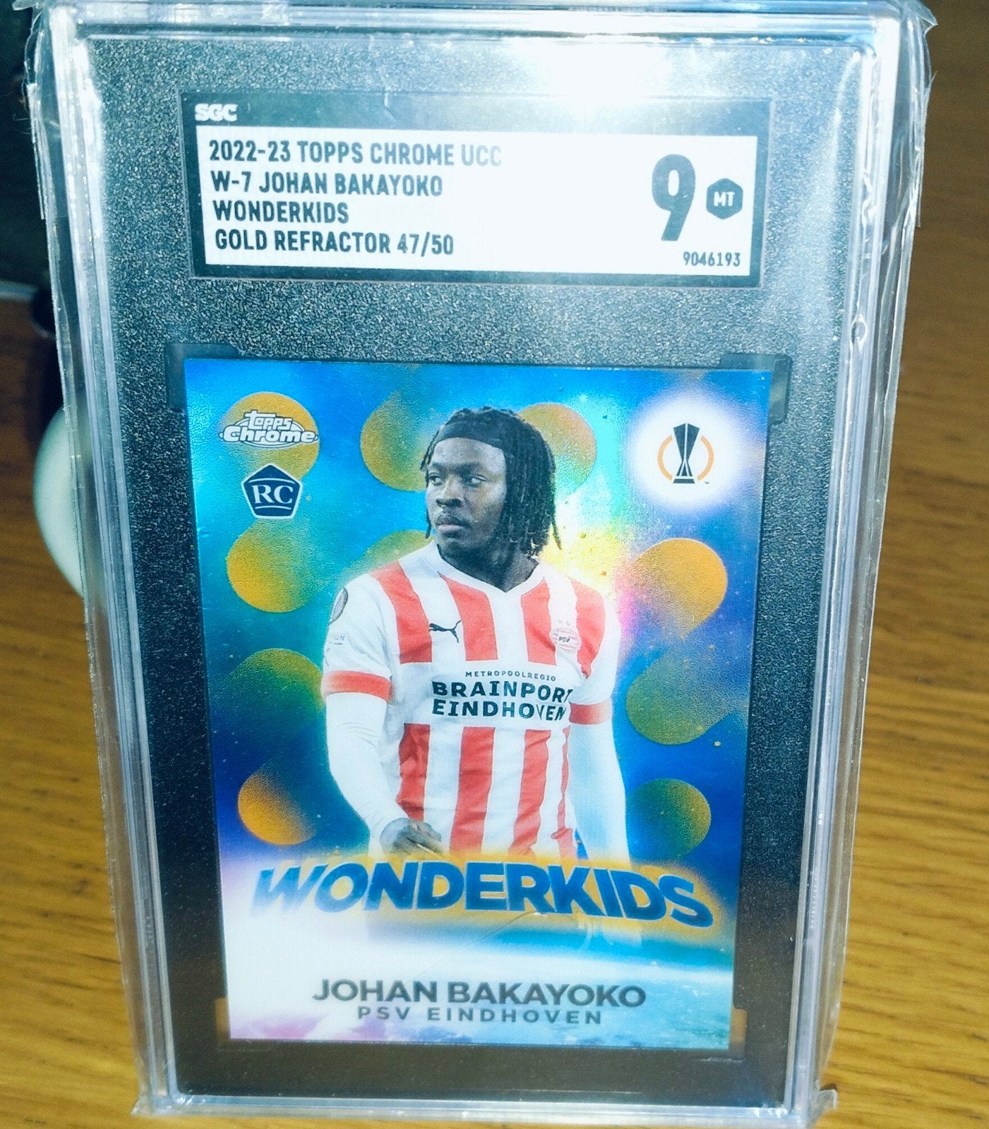 Topps chrome Johan Bakayoko PSV genummerd en Graded, Verzamelen, Sportartikelen en Voetbal, Ophalen of Verzenden