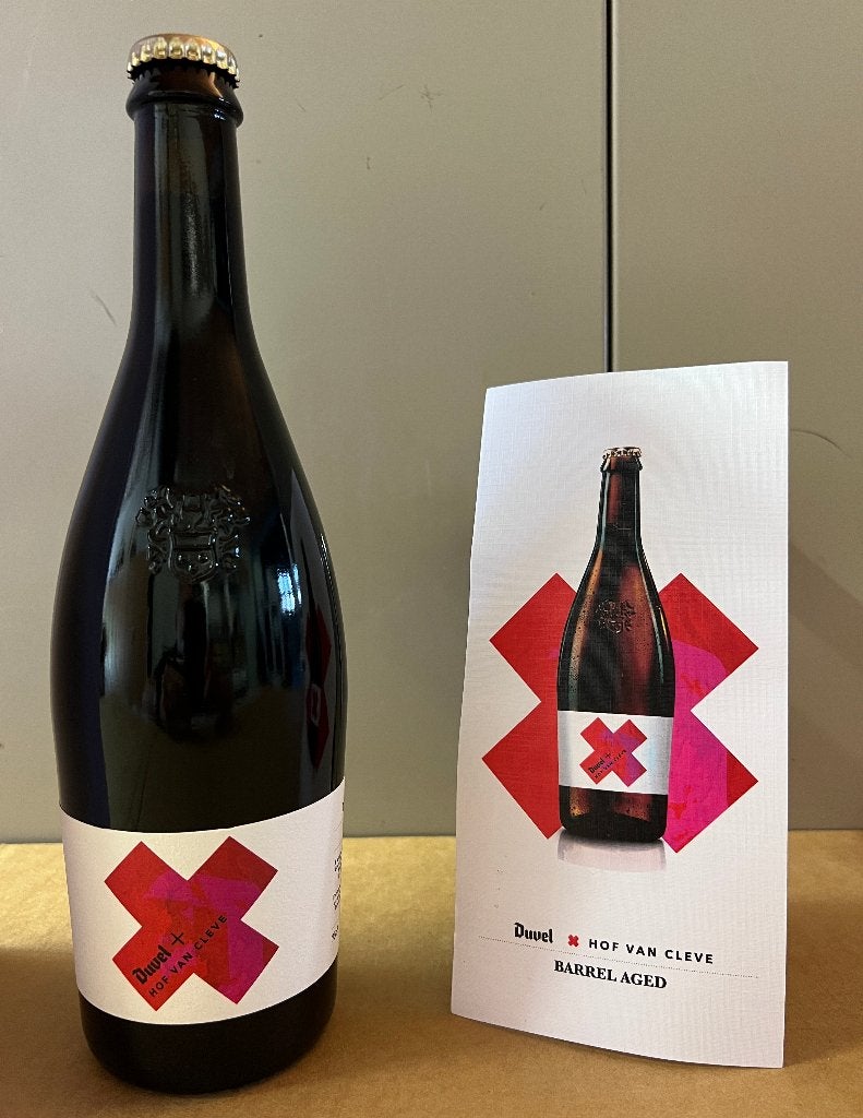 Exclusieve Duvel Barrel Aged fles – Hof van Cleve 75 cl, Verzamelen, Biermerken, Ophalen of Verzenden, Nieuw, Flesje(s), Duvel
