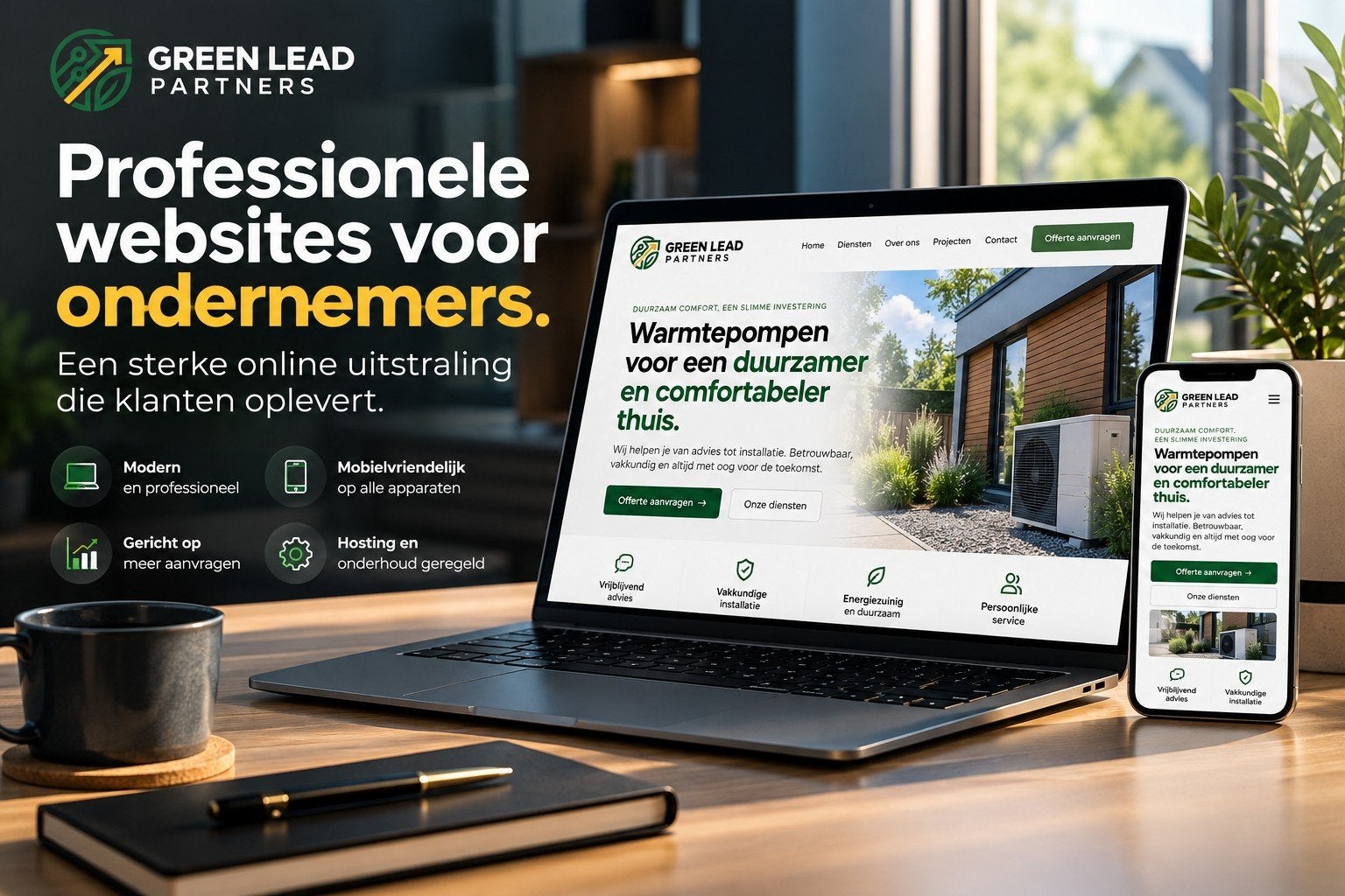 Professionele website GRATIS laten maken | AI Webdesign, Ophalen of Verzenden