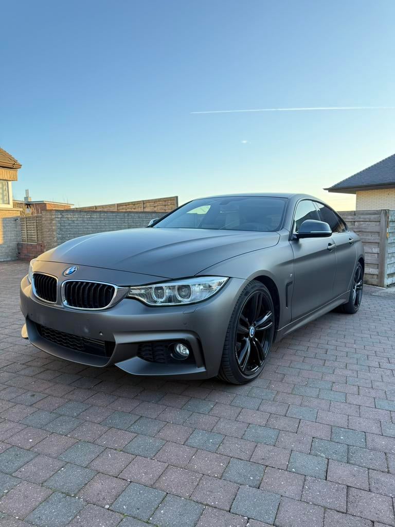BMW 418D GranCoupé •Euro6•Automaat•Mpakket•Head-up Display•, Cuir, Achat, Beige, 5 portes