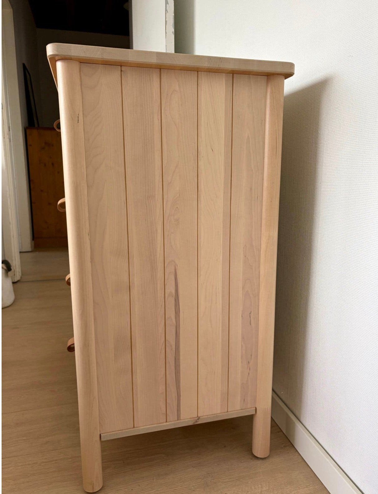 magnifique commode BJÖRKSNÄS d’IKEA en bois de bouleau., Maison & Meubles, 25 à 50 cm, 5 tiroirs ou plus, Moins de 100 cm, Comme neuf