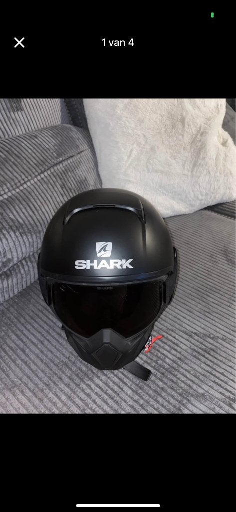 Motorhelm, Motoren, Heren, Shark, Ophalen of Verzenden, XL