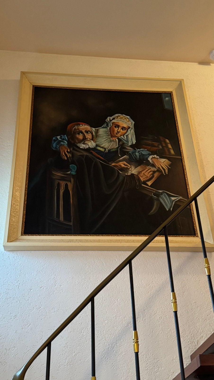 Groot schilderij, Ophalen