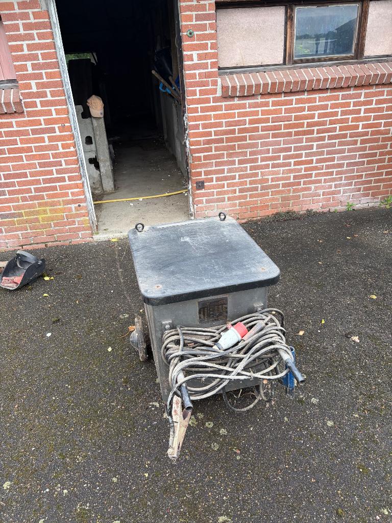 Laspost, Ophalen, 150 tot 250 ampère, Elektroden