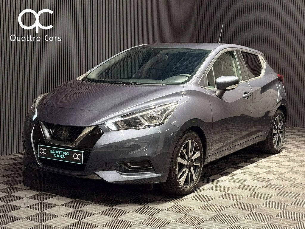 Nissan Micra 1.0i - Bose - Camera - Gps - Clim, Argent ou Gris, 998 cm³, Euro 6, Entreprise