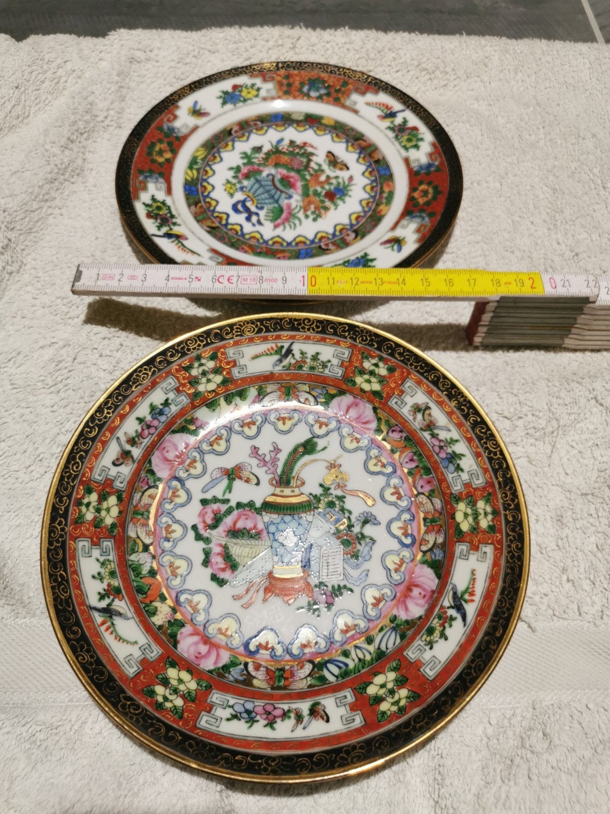 2 Oosterse bordjes, Ophalen