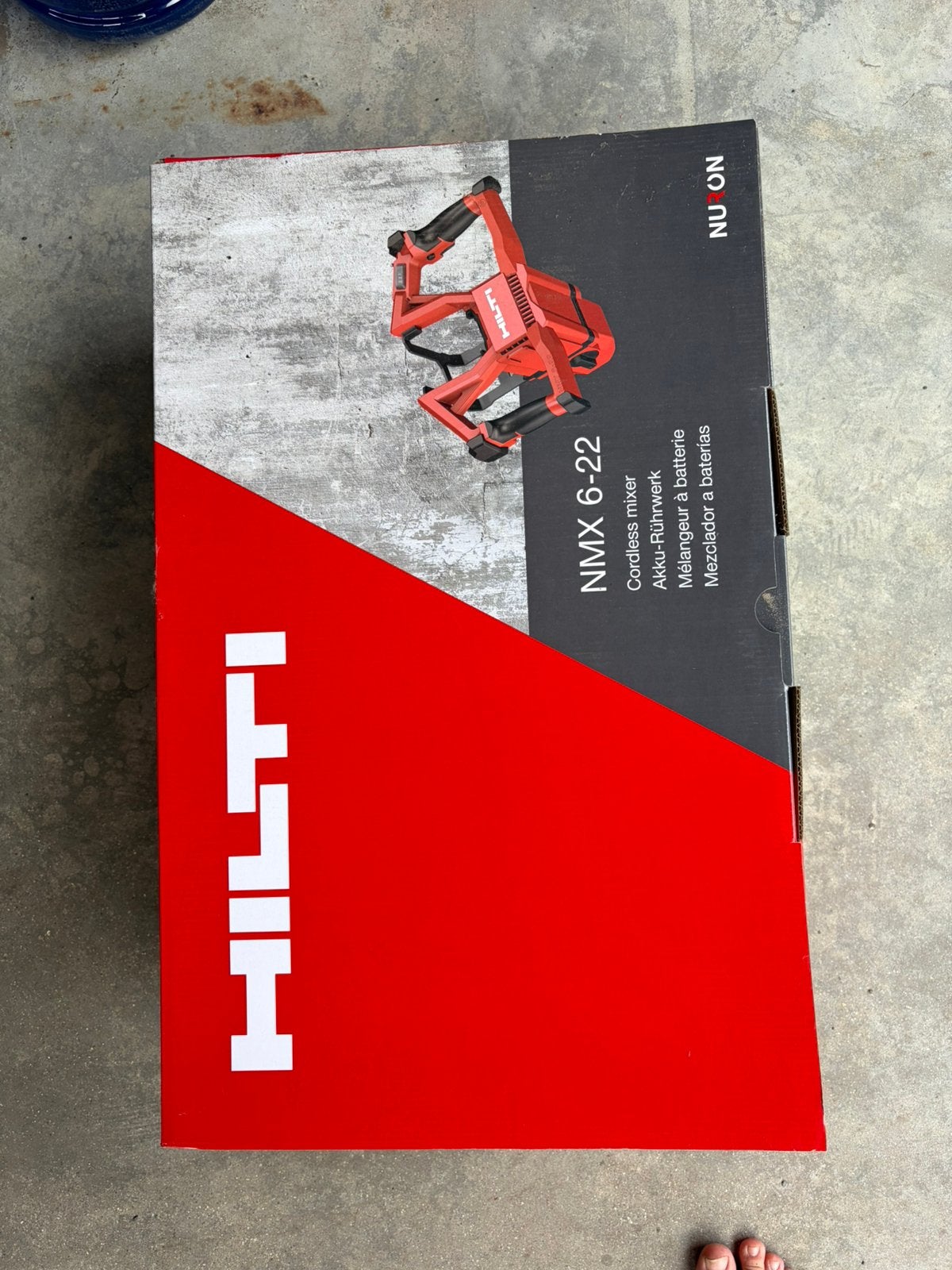 Betonmixer Hiliti op batery, Doe-het-zelf en Bouw, Ophalen, Nieuw