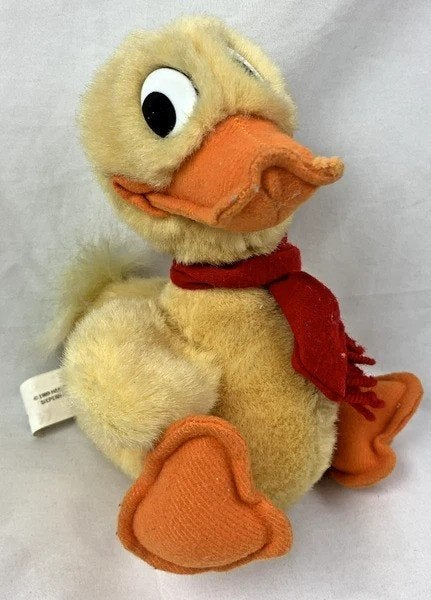 Chosun Alfred J. Kwak eend pluche knuffel vintage 1989 80s, Overige merken, Zo goed als nieuw, Middelgroot (20 tot 80 cm), Met kleding of accessoire