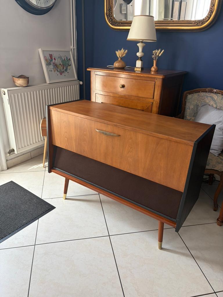 magnifique meuble enfilade radio vintage hi-fi, TV, Hi-fi & Vidéo, Chaîne Hi-fi, Comme neuf, Enlèvement