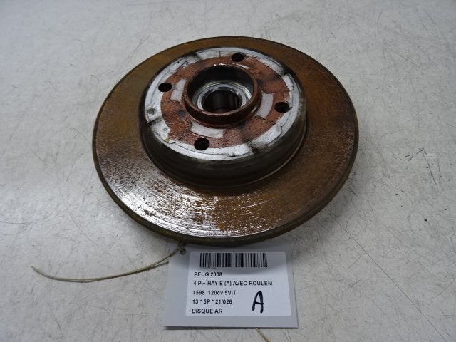 FREIN DISQUE ARRIÈRE Peugeot 2008 (CU) (01-2013/12-2019), Utilisé, Peugeot