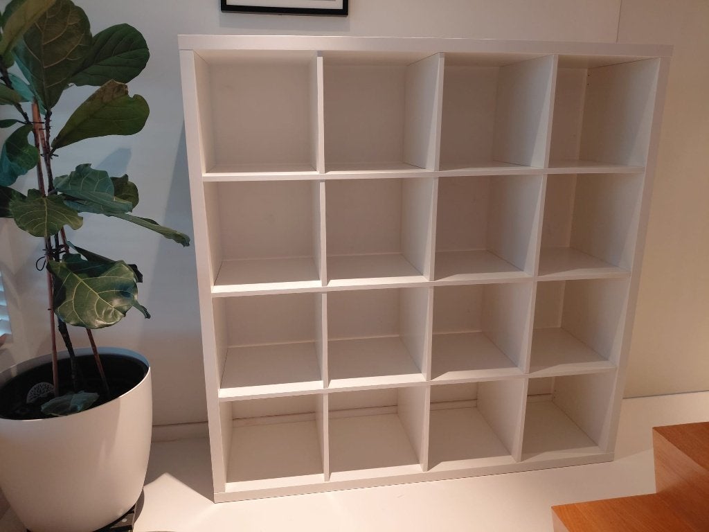 Ikea kast 4X4, Ophalen, Met plank(en), Kunststof, Gebruikt