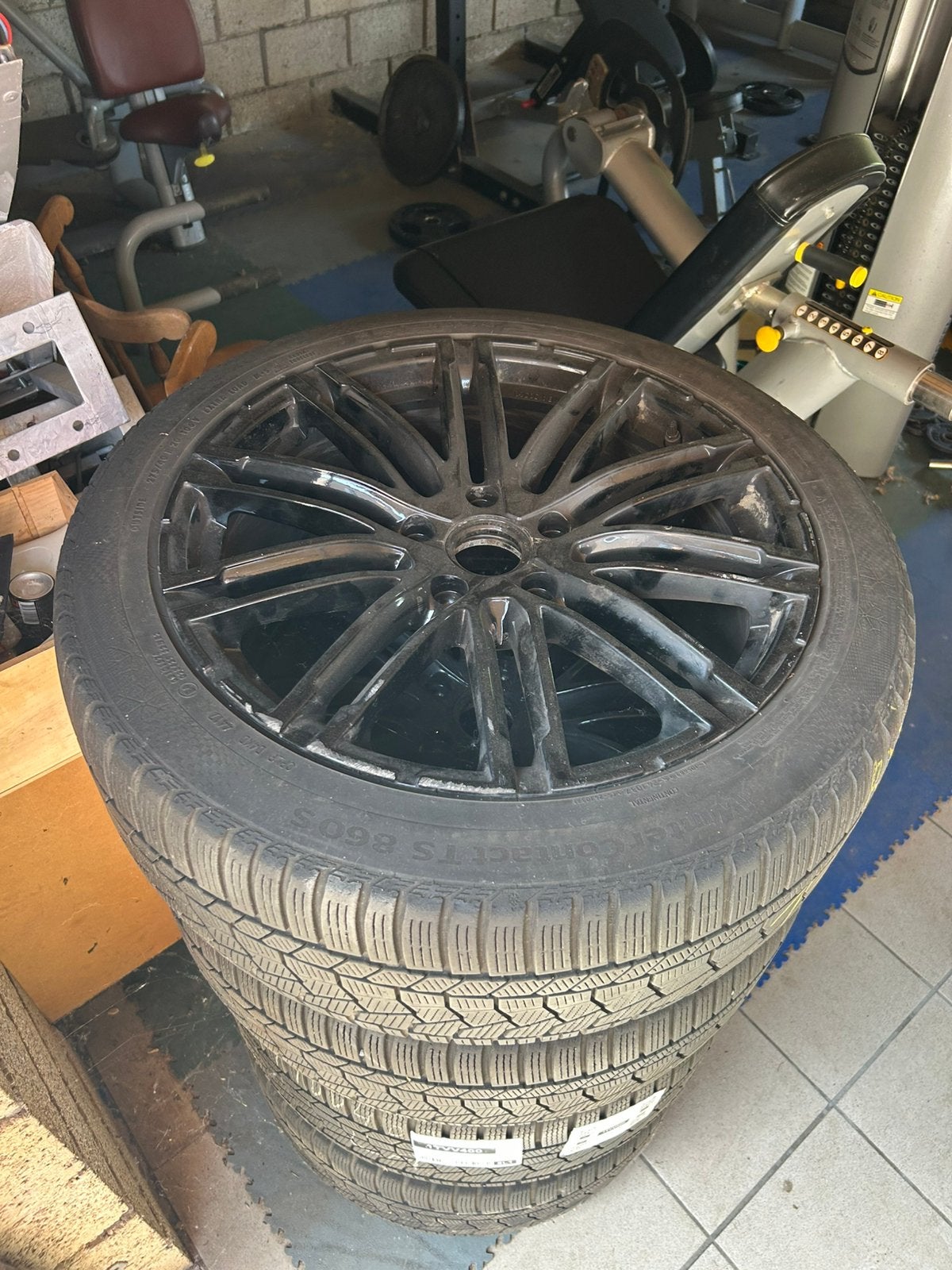 Porsche panamera banden/velg, Enlèvement, Comme neuf
