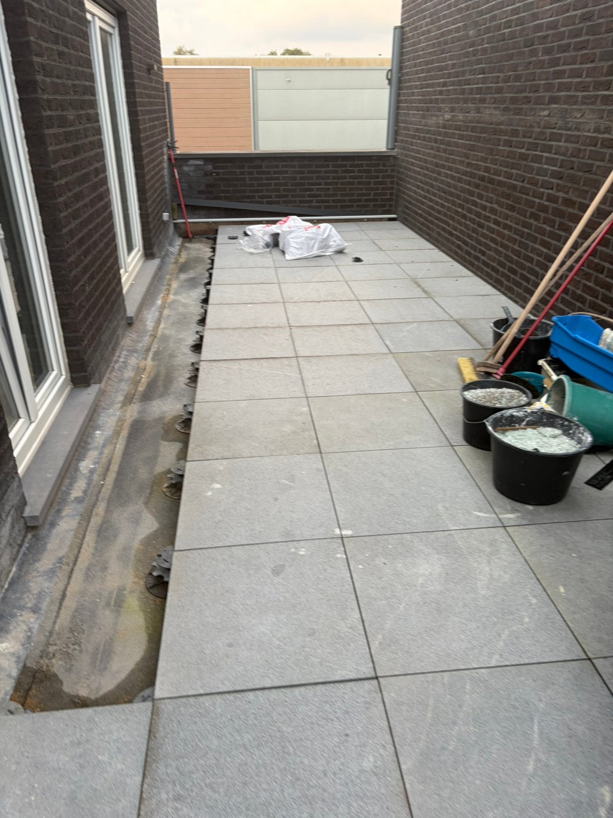 Terrastegels 60x60x2 cm dik, Doe-het-zelf en Bouw, Ophalen