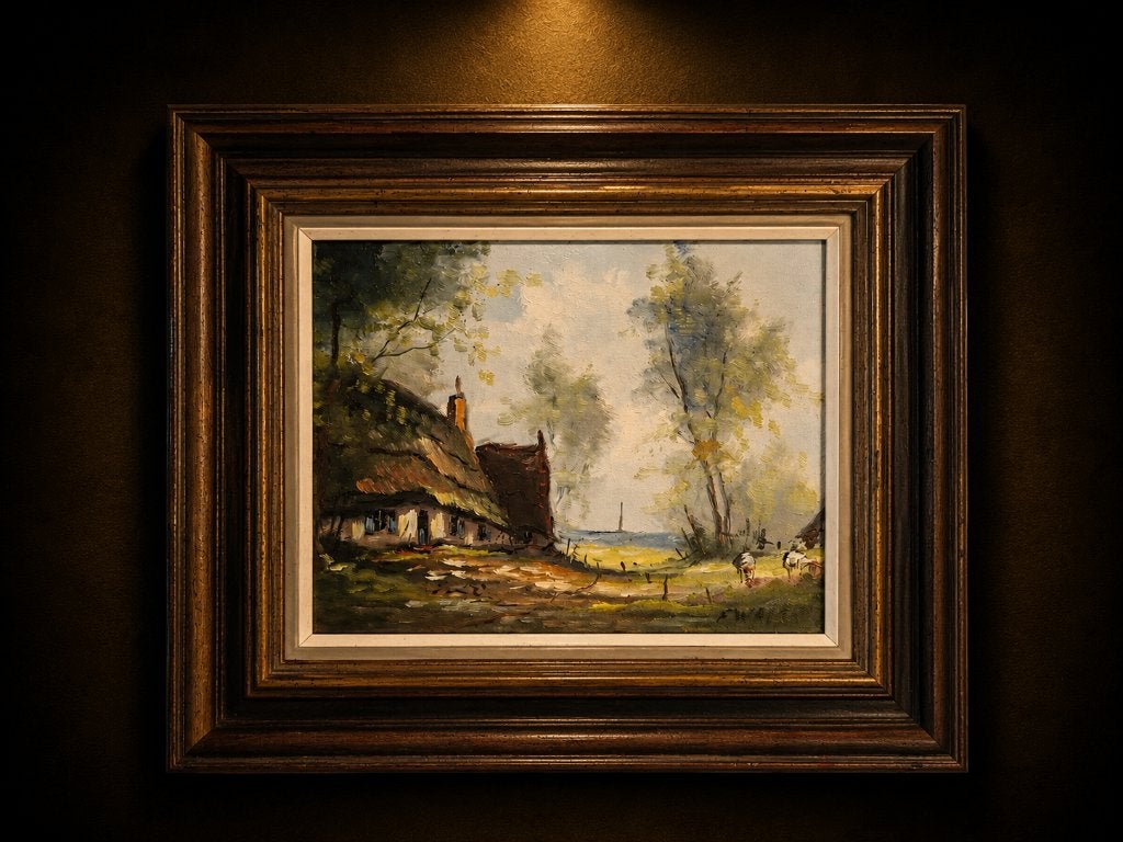 Tranquility, Antiquités & Art, Art | Peinture | Classique, Enlèvement ou Envoi, Paysage, Toile, Impressionniste