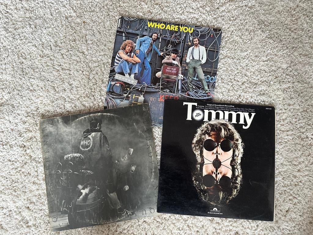 Lot de 3 albums vinyles de the Who, Ophalen of Verzenden, Zo goed als nieuw