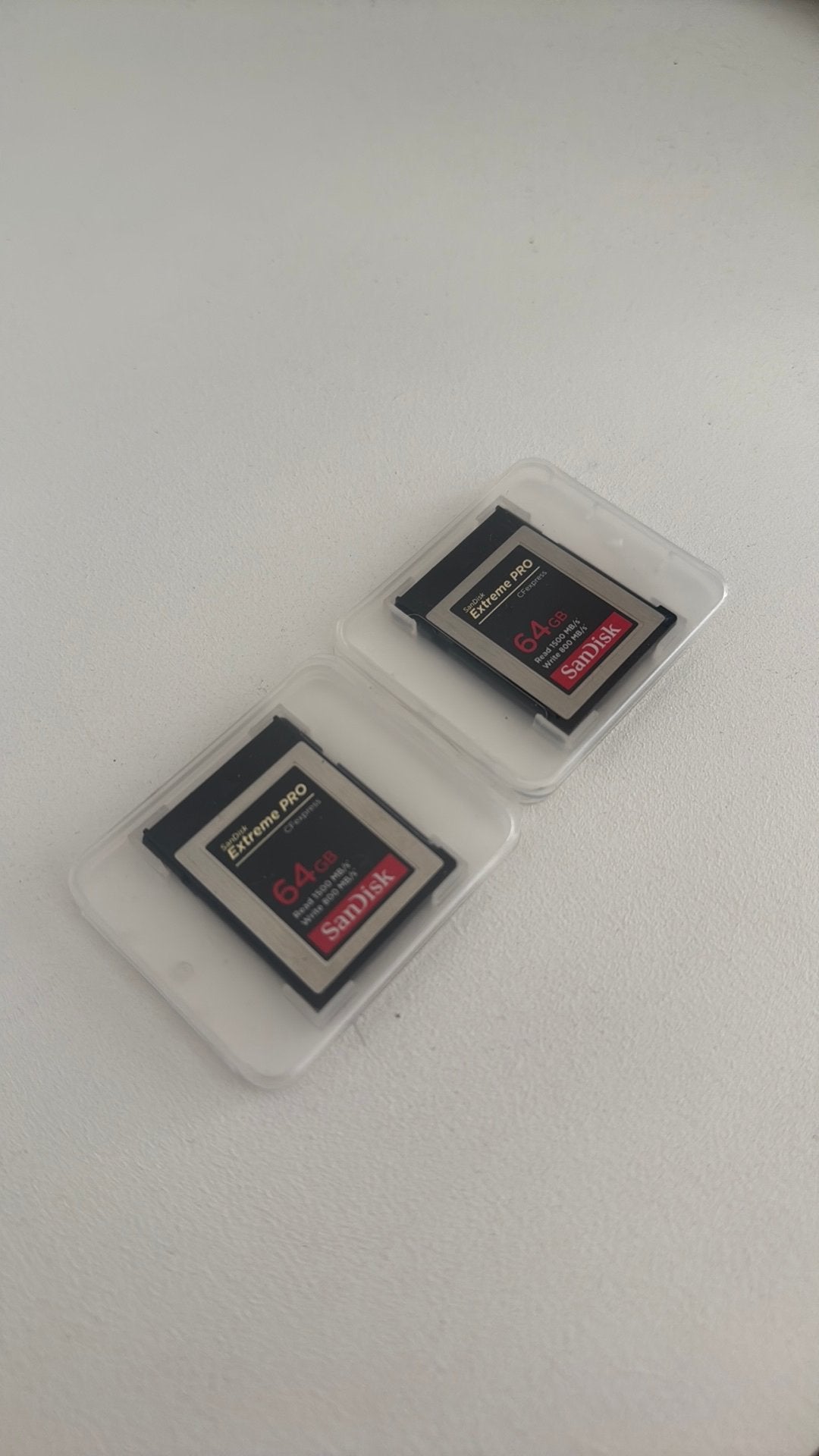 2 x CFexpress SanDisk Extreme Pro, Ophalen, 64 GB