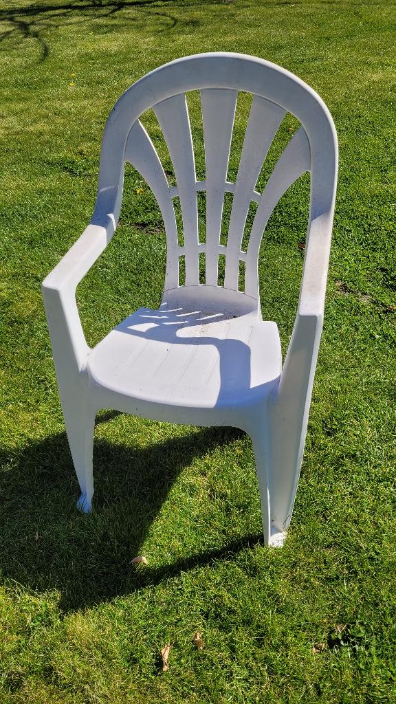 chaises de jardin, Enlèvement, Utilisé, Synthétique, Empilable