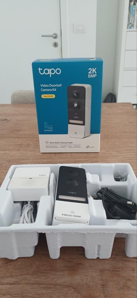 Deurbel met camera nieuw, Enlèvement