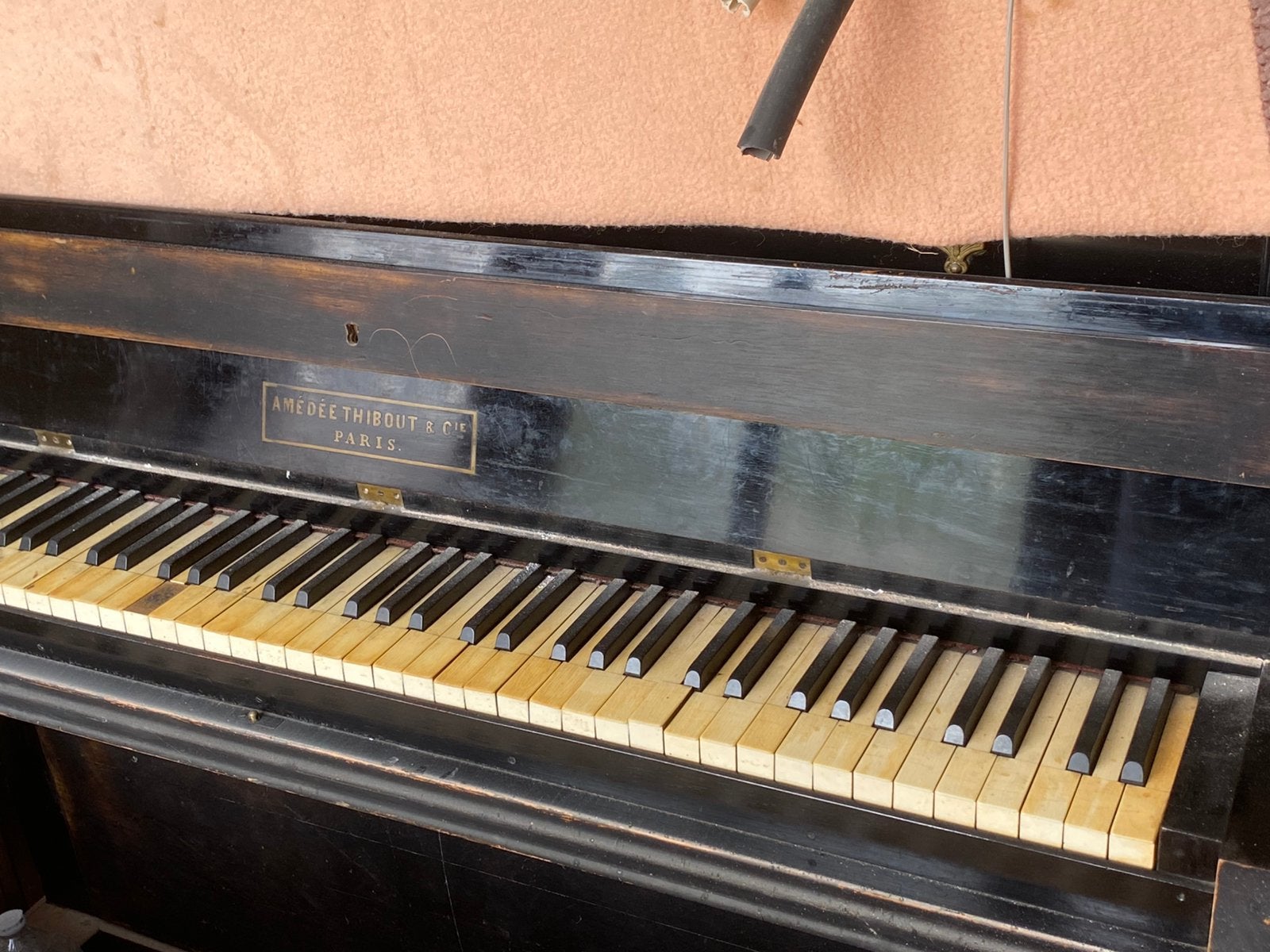 Piano à vendre  Amédée Thibout & Cie Paris 0488759535, Musique & Instruments, Pianos, Enlèvement, Comme neuf, Piano