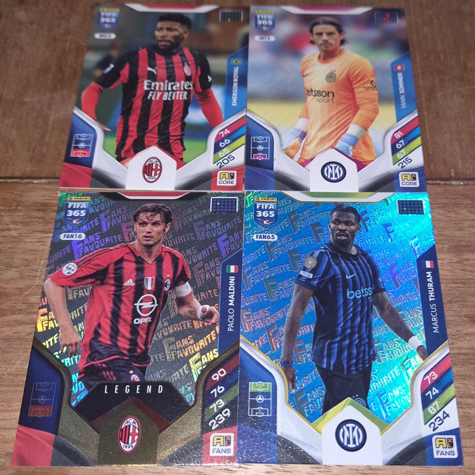 4 Panini FIFA 365 Adrenalyn XL-kaarten, Verzenden, Nieuw, Overige typen