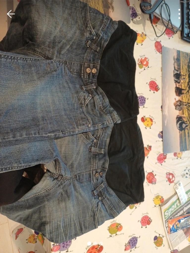 Zwangerschapsbroeken, Kleding | Dames, Zwangerschapskleding, Ophalen, Blauw, Zo goed als nieuw, Maat 36 (S)