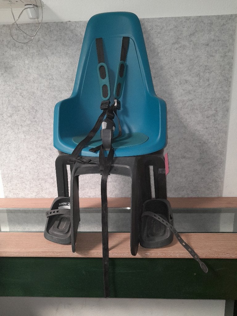 Siège enfant Bobike pour porte-bagage, Vélos & Vélomoteurs, Repose-pieds, Enlèvement, Utilisé, Bobike
