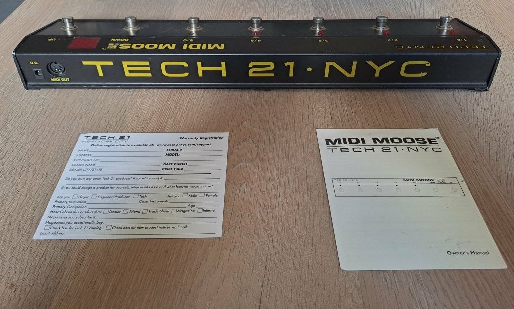 TECH21 MIDI Moose, Musique & Instruments, Enlèvement, Utilisé