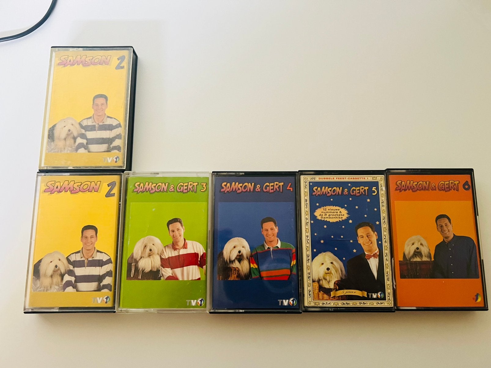 Samson en Gert muziekcasettes, Cd's en Dvd's, Ophalen, Zo goed als nieuw