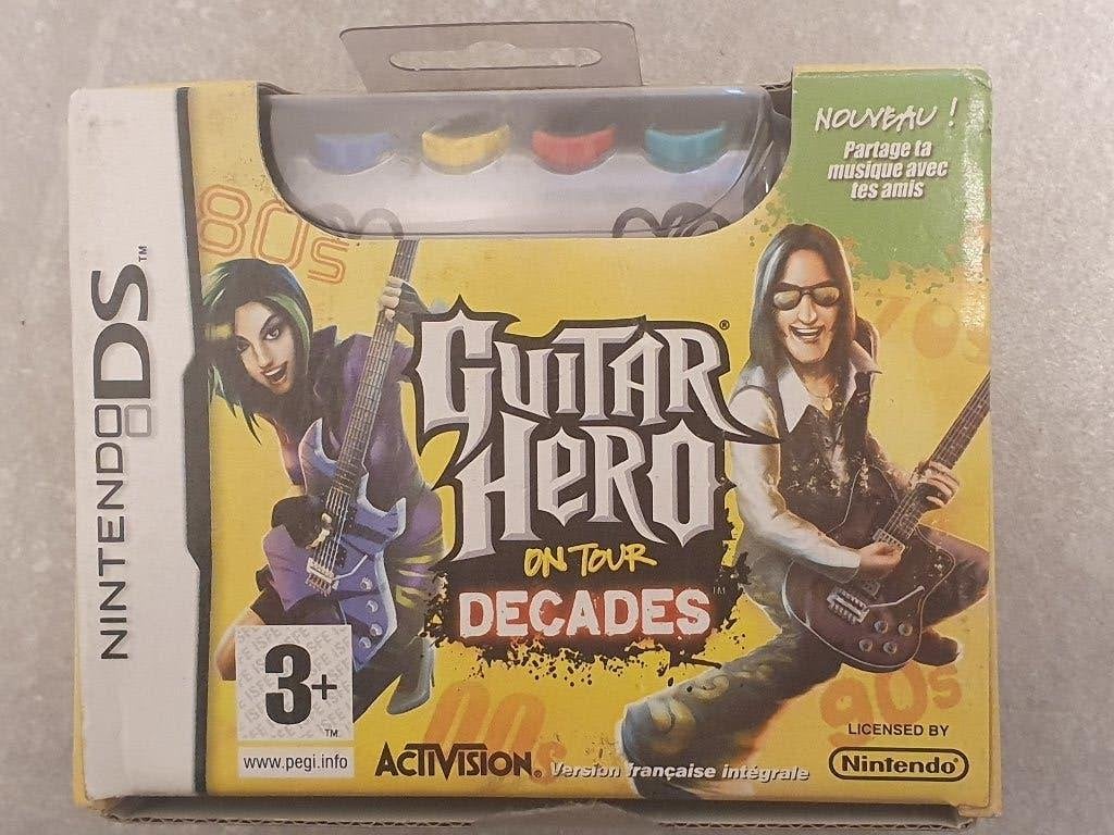 Coffret de jeu Nintendo DS - Guitar Hero On Tour Decades, Enlèvement, Comme neuf, Musique, À partir de 3 ans