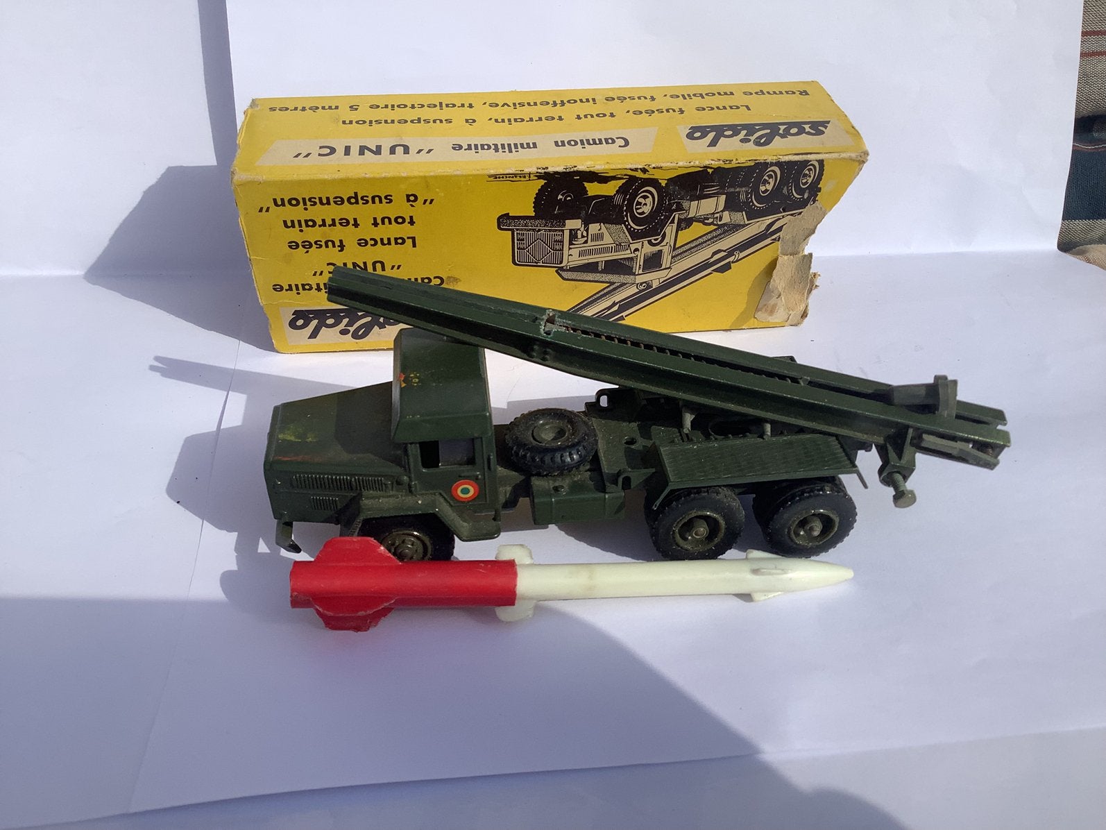 Solido Camion Militaire UNIC, Ophalen of Verzenden, Gebruikt