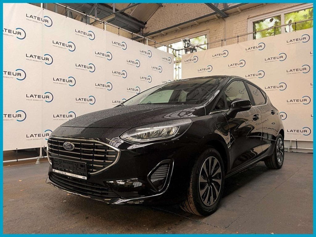 Ford Fiesta Titanium X 1.0i EcoBoost mHEV 125ps / 92kW M6 -, Auto's, Stof, Gebruikt, Zwart, 999 cc