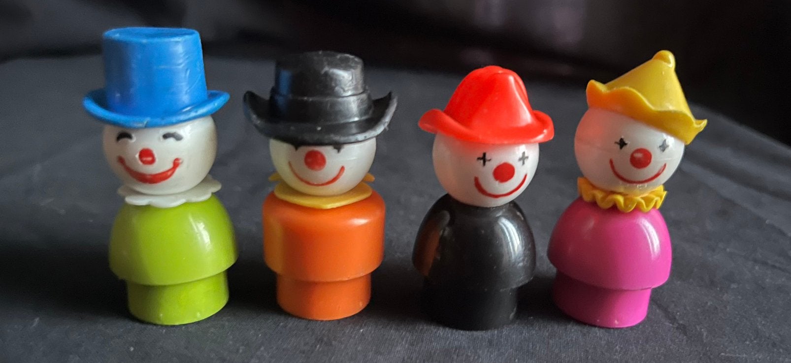 vintage Fisher-Price Little People circusclowns, Kinderen en Baby's, Speelgoed | Fisher-Price, Gebruikt, Overige typen, Ophalen of Verzenden